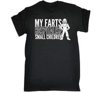 My Farts Hospitalise Men T Shirt Clever Fart Top Funny Birthday Gift Streetwear Fitness Hip-Hop Gyms tee Shirt Black