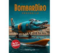 My Fave Sketchbook: Bombardiro Crocodilo Viral Legends Edition: Premium Italian Art Journal for Artists & Doodlers, 8.5x11, 103 Pages