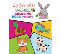 My favorite animals Coloring book for Kids