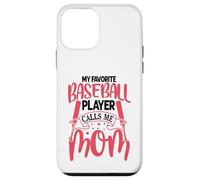 My Favorite Baseball Player Calls Me Mom | Batter Hitter Carcasa para iPhone 12 Mini