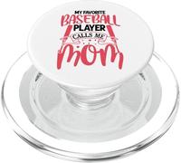 My Favorite Baseball Player Calls Me Mom | Batter Hitter PopSockets PopGrip para MagSafe