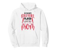 My Favorite Baseball Player Calls Me Mom | Batter Hitter Sudadera con Capucha