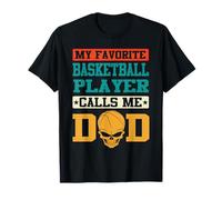 My Favorite Basketball Player Calls Me Dad Funny Fathers Day Camiseta
