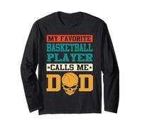 My Favorite Basketball Player Calls Me Dad Funny Fathers Day Manga Larga