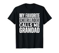 My Favorite Cheerleader Calls Me Grandad Cheerleading Camiseta