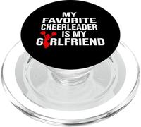 My Favorite Cheerleader Is My Girlfriend Cheer Boyfriend PopSockets PopGrip para MagSafe