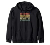 My Favorite Childhood Memory is my Back Not Hurting Sudadera con Capucha