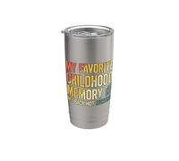 My favorite childhood memory is my back not hurting Vaso térmico de acero inoxidable de doble pared