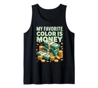My Favorite Color Is Money Finanzas Lujo Efectivo - Camiseta sin Mangas