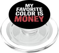 My Favorite Color Is Money Finanzas Lujo Efectivo - PopSockets PopGrip para MagSafe