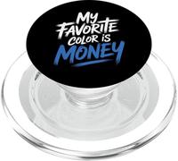 My Favorite Color Is Money Finanzas Lujo Efectivo - PopSockets PopGrip para MagSafe