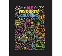 My Favorite Coloring Book: 100 Page Coloring book for boys and girls, with extra blank pages to draw there own pictures