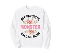 My Favorite Monster Call Me Mom Madre Madre e Hijo Mamá Sudadera