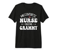 My Favorite Nurse Call Me Grammy Cute Grammy Mothers Day Camiseta Premium
