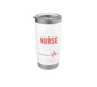 My Favorite Nurse Calls Me Dad Funny Father's Day Nurse Dad Vaso térmico de acero inoxidable de doble pared