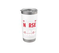 My Favorite Nurse Calls Me Dad Funny Father's Day Nurse Dad Vaso térmico de acero inoxidable de doble pared