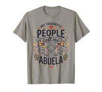 My Favorite People Call Me Abuela Hispanic Grandma Quote Camiseta