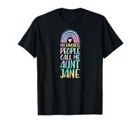 My Favorite People Call Me Aunt Jane Nombre Tía Camiseta
