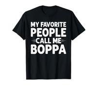My Favorite People Call Me Boppa Funny Gifts Fathers Day Camiseta