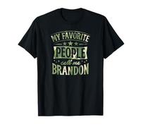 My Favorite People Call Me Brandon Nombre Personalizado Camiseta
