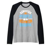 My Favorite People Call Me Bumpa, Divertido Día del Padre para Hombre Camiseta Manga Raglan