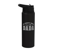 My Favorite People Call Me Dada Vintage Stainless Steel Insulated Water Bottle