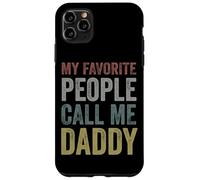 My Favorite People Call Me Daddy - Cool Retro Father's Day Carcasa para iPhone 11 Pro MAX