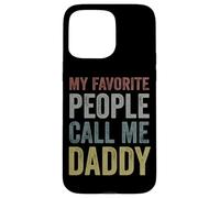 My Favorite People Call Me Daddy - Cool Retro Father's Day Carcasa para iPhone 15 Pro MAX