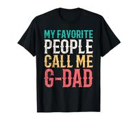 My Favorite People Call Me G-Dad Father Day Funny Vintage Camiseta