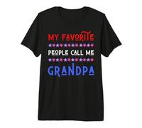My Favorite People Call Me Grandpa USA Patriotic 4 de Julio Camiseta Premium