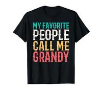 My Favorite People Call Me Grandy Mothers Day Funny Vintage Camiseta