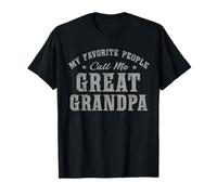 My Favorite People Call Me Great Grandpa Vintage Camiseta