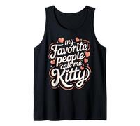 My Favorite People Call Me Kitty Grandma Camiseta sin Mangas
