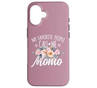 My Favorite People Call Me Momo Floral Birthday Momo Carcasa para iPhone 16