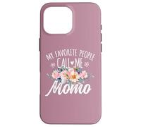 My Favorite People Call Me Momo Floral Birthday Momo Carcasa para iPhone 16 Pro MAX