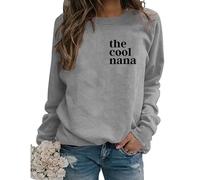 My Favorite People Call Me Nana Grandma Sweatshirts Womens Sunflower Graphic Long Sleeve Crew Neck Blouse Pullover