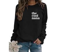 My Favorite People Call Me Nana Grandma Sweatshirts Womens Sunflower Graphic Long Sleeve Crew Neck Blouse Pullover