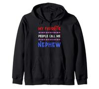 My Favorite People Call Me Nephew USA Patriotic 4 de Julio Sudadera con Capucha