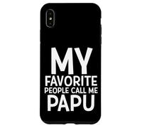My Favorite People Call Me Papu Funny Fathers Day Grand Dad Carcasa para iPhone XS MAX