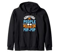 My Favorite People Call Me Pop-Pop Día del Padre Papá Hombres Sudadera con Capucha