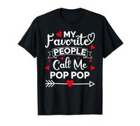 My Favorite People Call Me Pop Pop Fathers Day Funny Gifts Camiseta