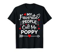 My Favorite People Call Me Poppy Fathers Day Funny Gifts Camiseta