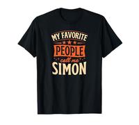 My Favorite People Call Me Simon Nombre Personalizado Camiseta