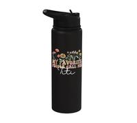 My Favorite People Call Me Titi Spanish Auntie Mother's Day Stainless Steel Insulated Water Bottle