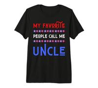My Favorite People Call Me Uncle USA Patriotic 4 de Julio Camiseta Premium
