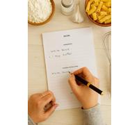 My Favorite Recipes - A Personalized Recipe Notebook for Food Lovers: 100-Page Blank Recipe Journal to Record Ingredients, Instructions & Cooking ... for Home Cooks, Chefs & Culinary Creatives