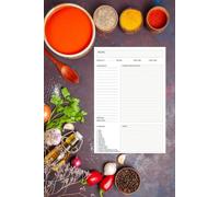 My Favorite Recipes Journal: A 100-Page Recipe Notebook to Record Ingredients, Cooking Instructions, Prep Time, Ratings & Allergens - 6" x 9" Handy Kitchen Companion