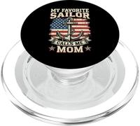 My Favorite Sailor Calls Me Mom Mom PopSockets PopGrip para MagSafe