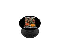 My Favorite Season is Fall of Fascism Resist No King America PopSockets PopGrip Adhesivo