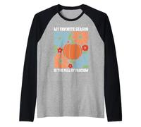 My Favorite Season is The Fall of Fascism Sign Anti Fascism Camiseta Manga Raglan
